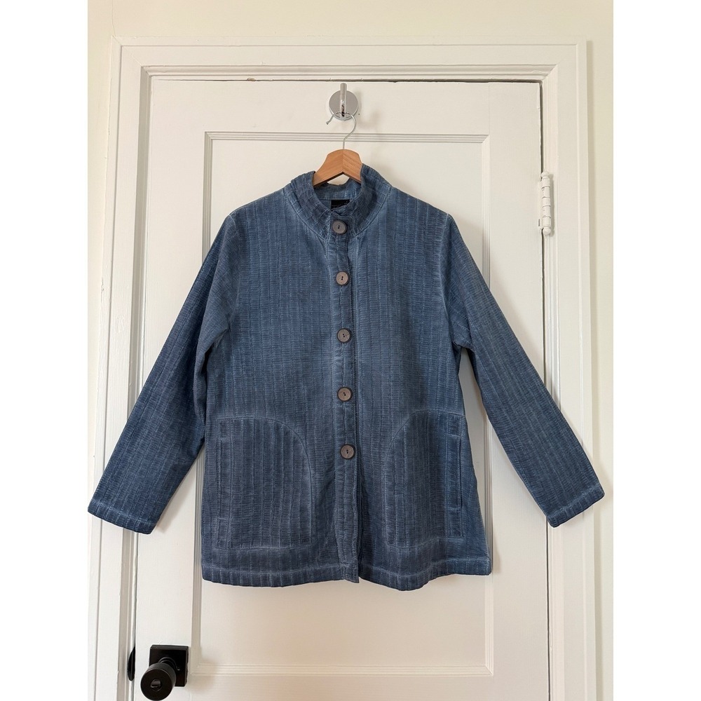 Focus Casual Life Cotton Button Front Jacket Shacket Sz Small: Boho, Western